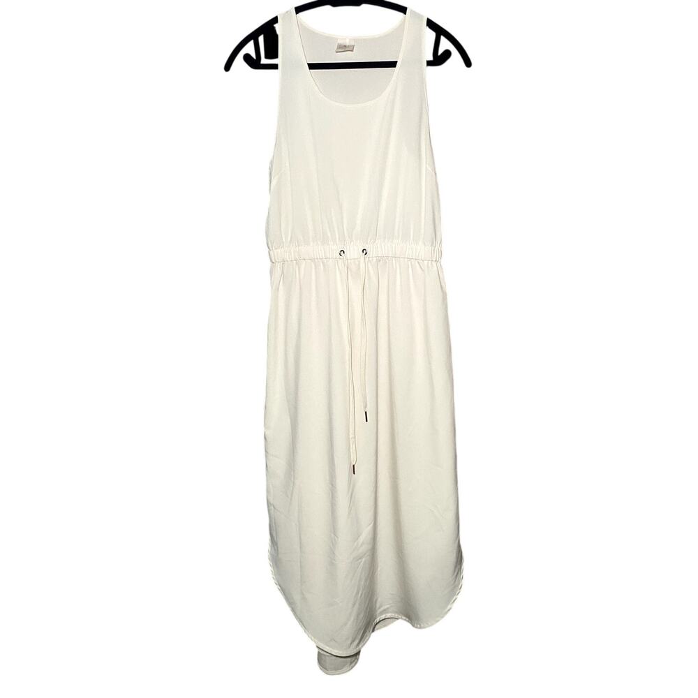 Calia Size S - Cream Flowy Tank Dress - Adjustable & Breathable